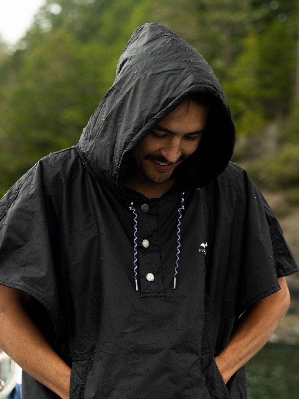 Slow Tide Waterproof Changing Poncho View 3
